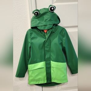4t Cat and Jack Frog Rain Jacket